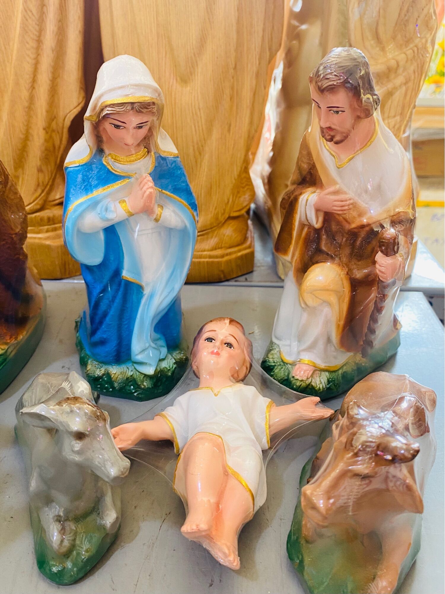 🌟noel 2023🌟bộ tượng chúa giáng sinh cao 20cm
