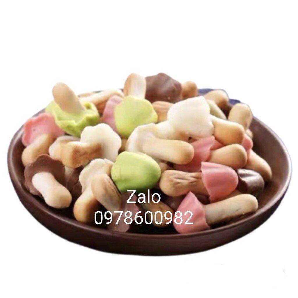 SỈ 10 HỘP BÁNH NẤM NGA HỘP TO 220G. 4 VỊ/ hộp: SOCOLA, SỮA, DÂU TÂY, MÁT CHA/ HỘP