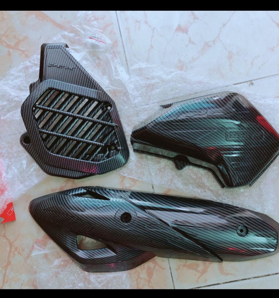 Ốp trang trí xe pcx 2018 carbon