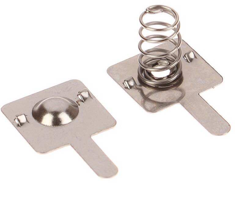 Bộ 4 cặp lò xo tiếp xúc chân pin AA