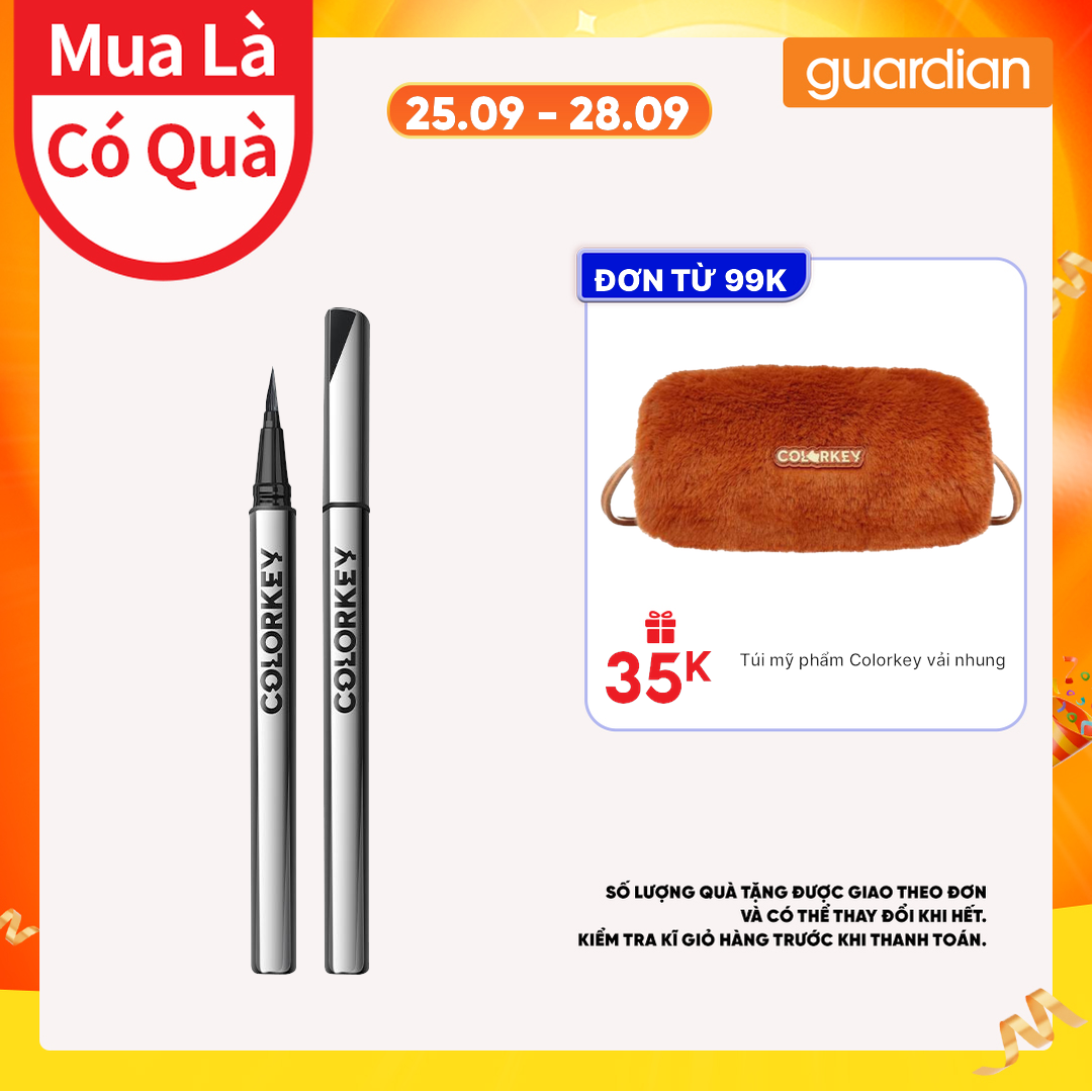 Bút Kẻ Mắt Nước Colorkey Trang Điểm Chống Nước Lâu Trôi 0.5g