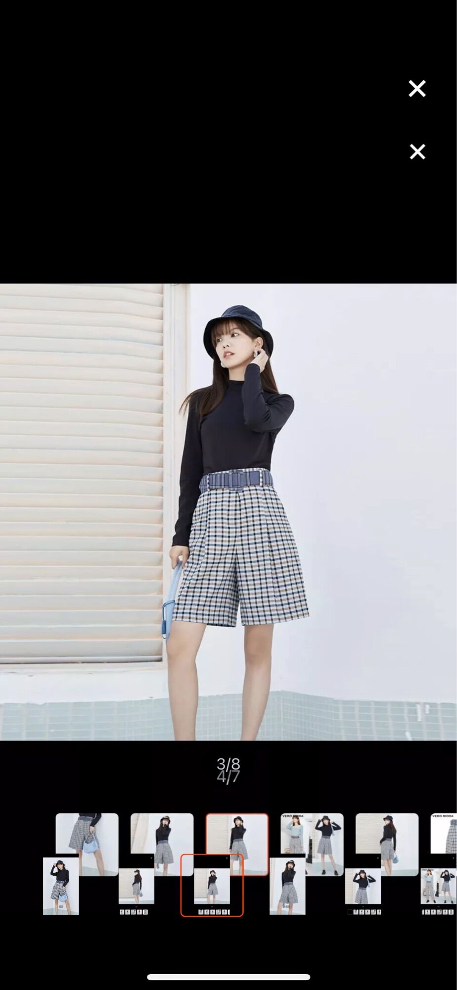 Vero moda quần short kèm thắt lưng