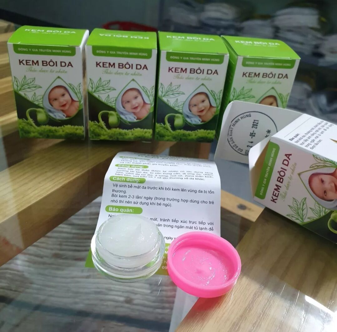 Kem Bôi Da Thảo Dược Minh Hùng
