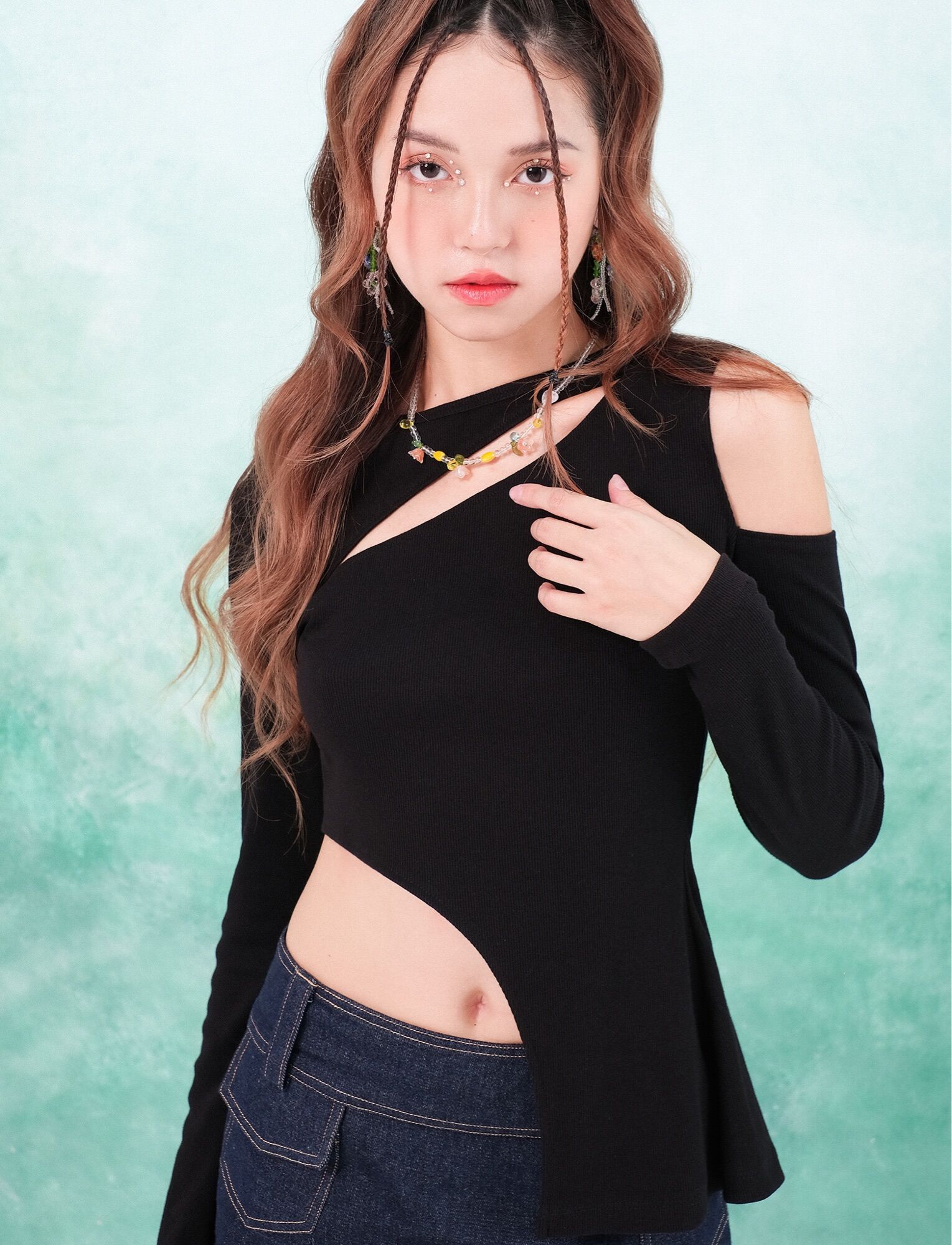 Double Moonshot - Chân váy jeans ngắn hạ eo