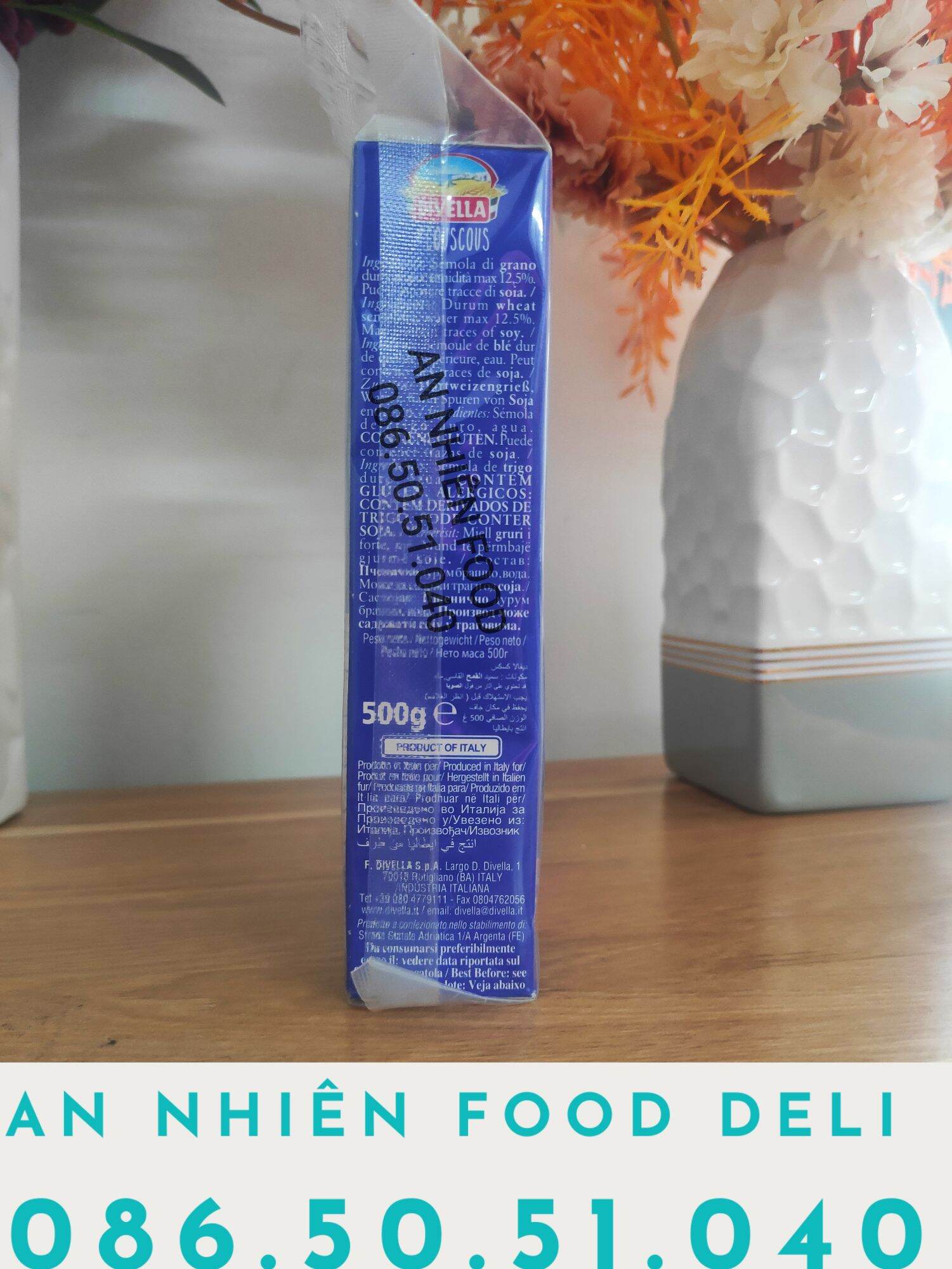 Hạt Couscous Divella Gạo Ý 500 Gram