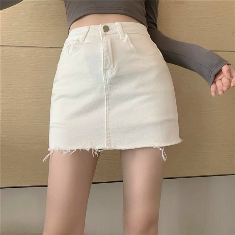 Chân váy chữ a kaki, chân váy ngắn chất kaki cá tính