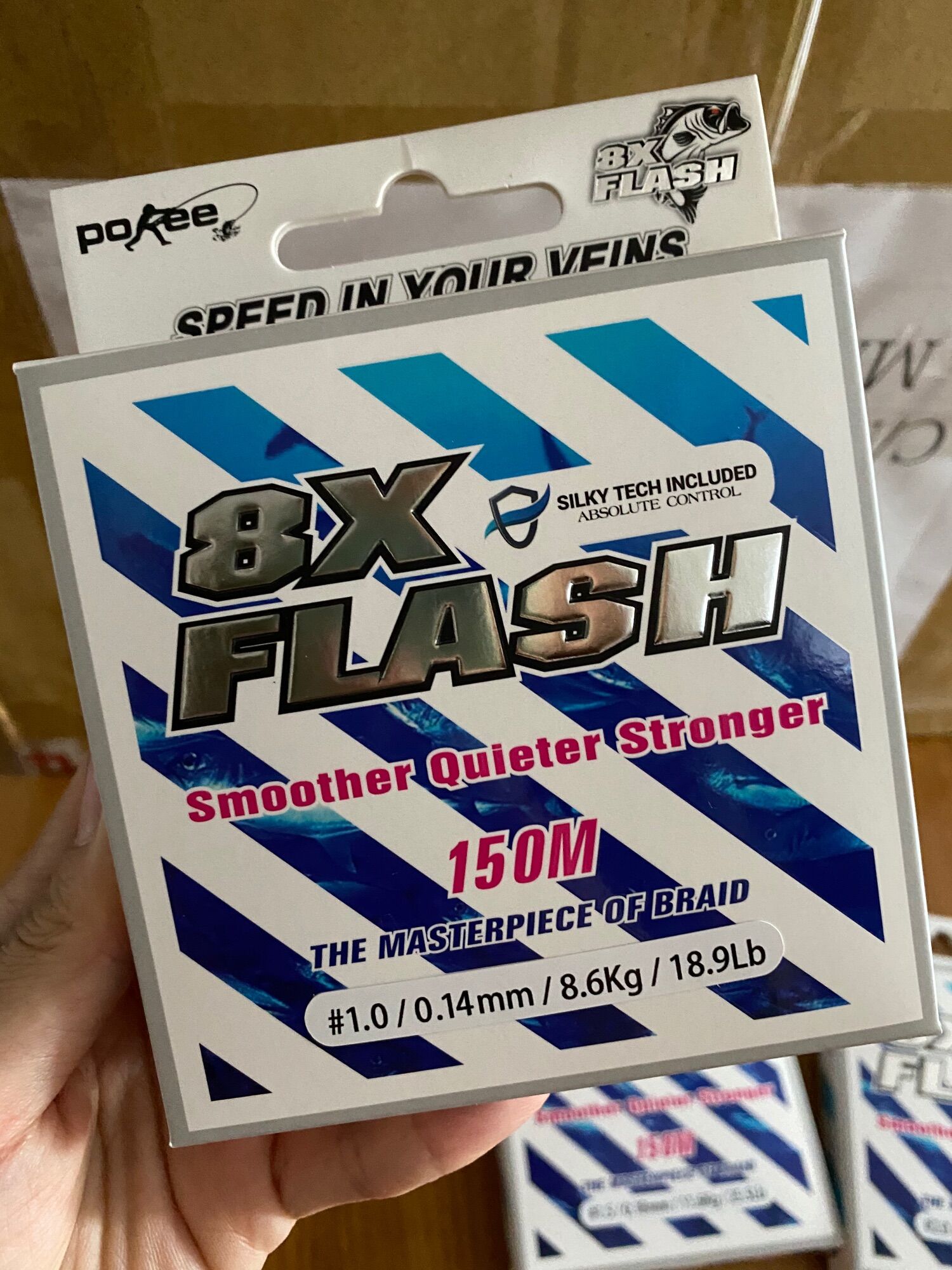 [HCM]DÂY PE Pokee FLASH X8 - 150m