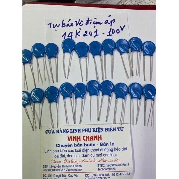20 con tụ bảo vệ điện áp 110v
