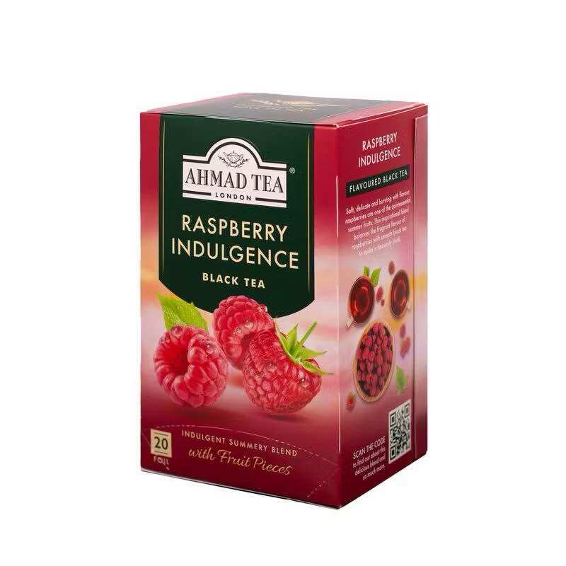 Trà "mâm xôi/ phúc bồn tử " 40g/20 túi - ahmad raspberry indulgence tea 40g/20bags