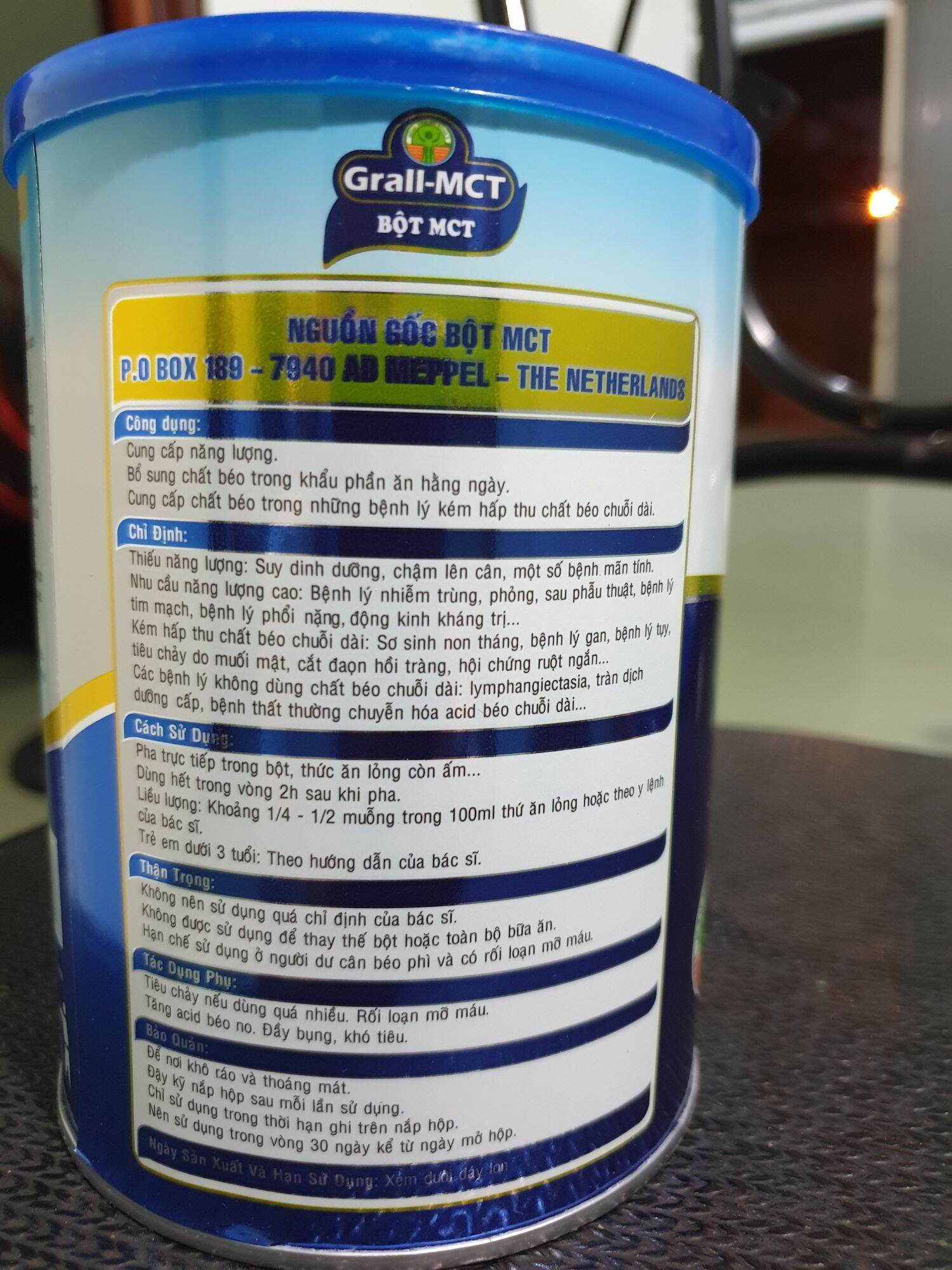 Bột MCT-Medium Chain Triglycerid bột tăng cân trẻ em
