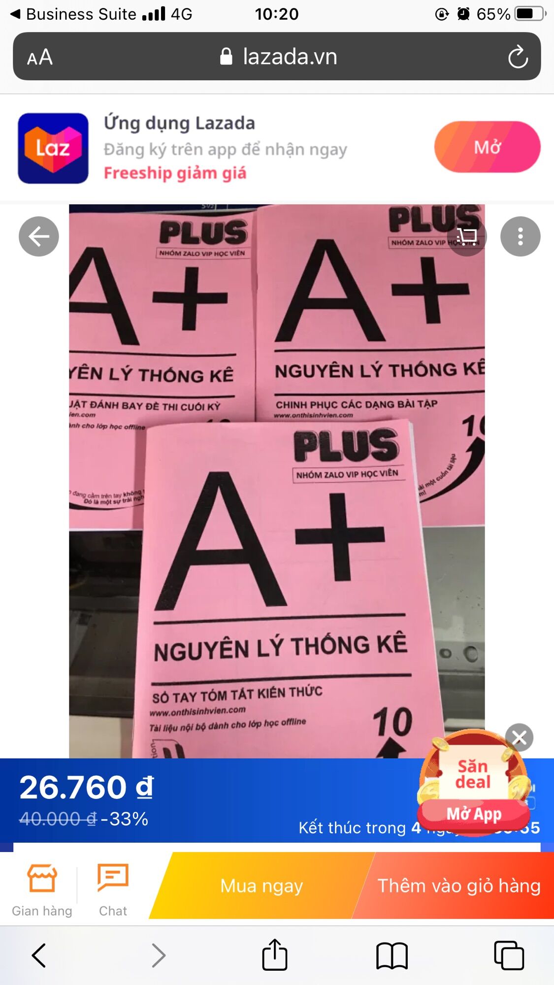 TL A+ nguyên lý thống kê