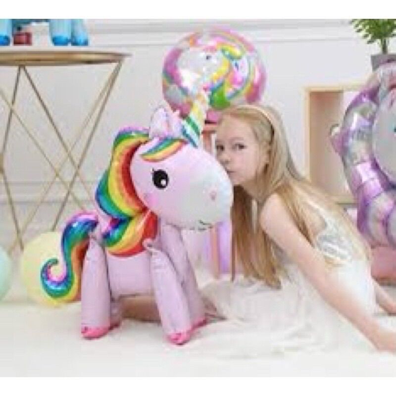 Bóng ngựa pony 4D trang trí sinh nhật, party