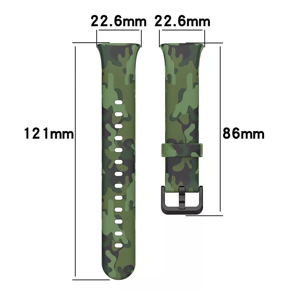 Dây Đeo Silicon họa tiết dành cho Xiaomi Miband 7 Pro