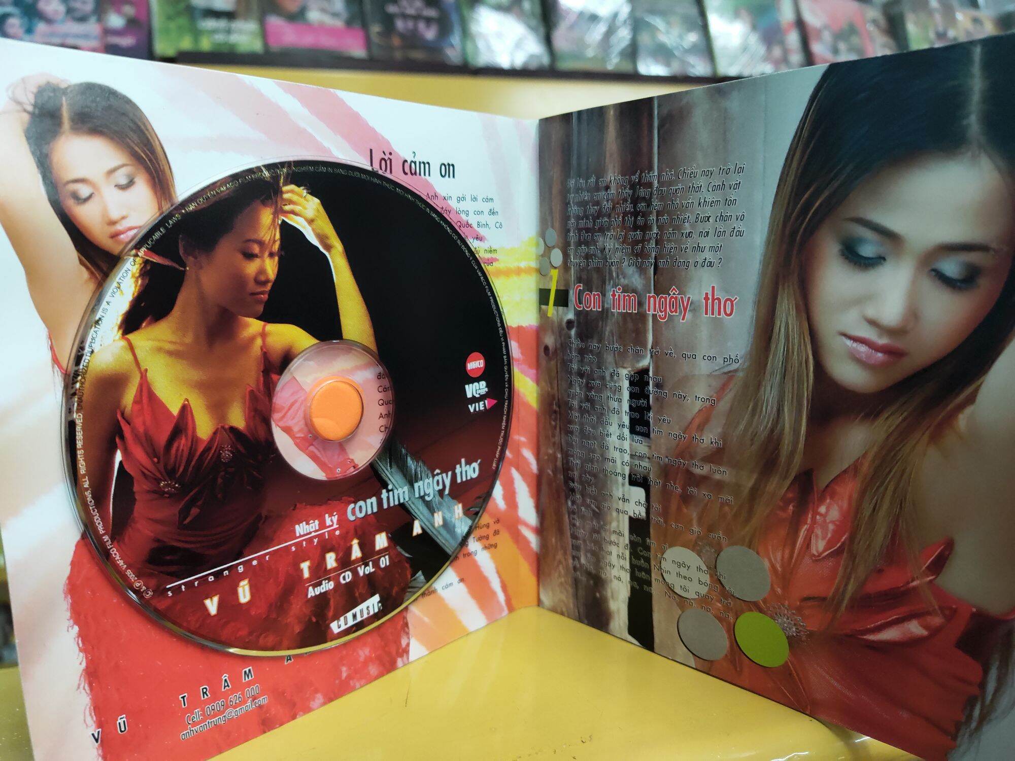 CD&VCD Vũ Trâm Anh vol.1 - Nhật ký con tim ngây thơ