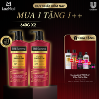 Combo 2 Dầu Gội TRESemmé Keratin Smooth Keratinbond+ Cho Tóc Khô Xơ Rối Vào Nếp Suôn Mượt (850gx2)