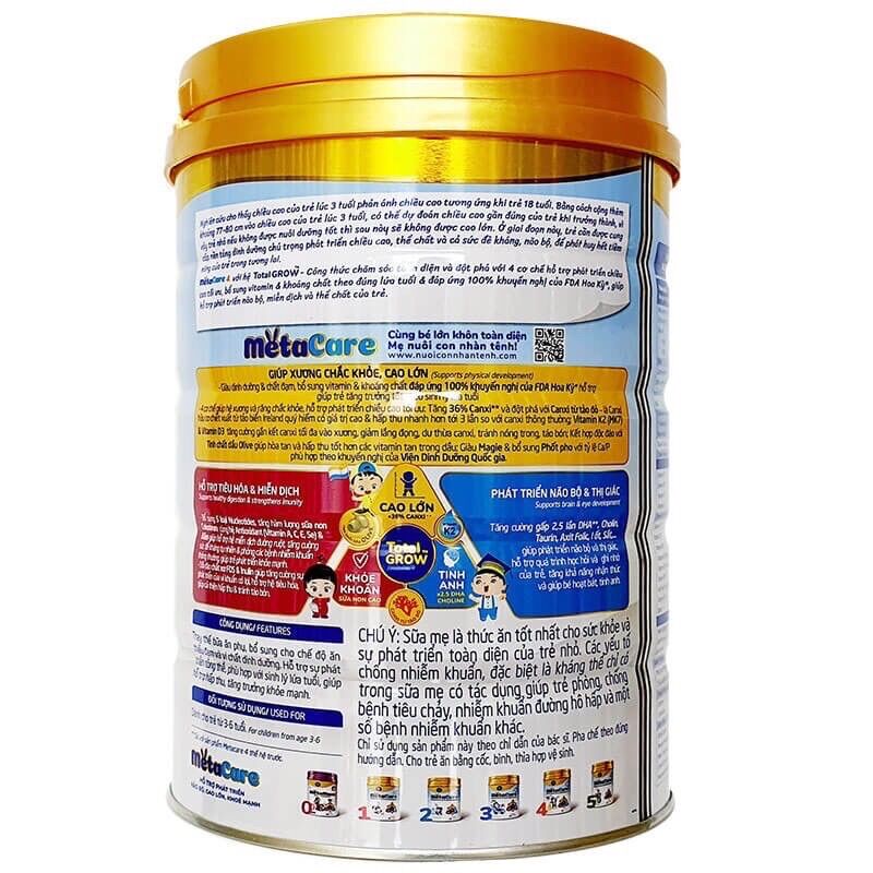 Sữa bột MetaCare số 3 900g