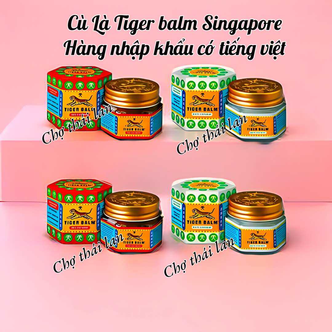 Cù là tiger balm nhập khẩu singapore có tiếng việt