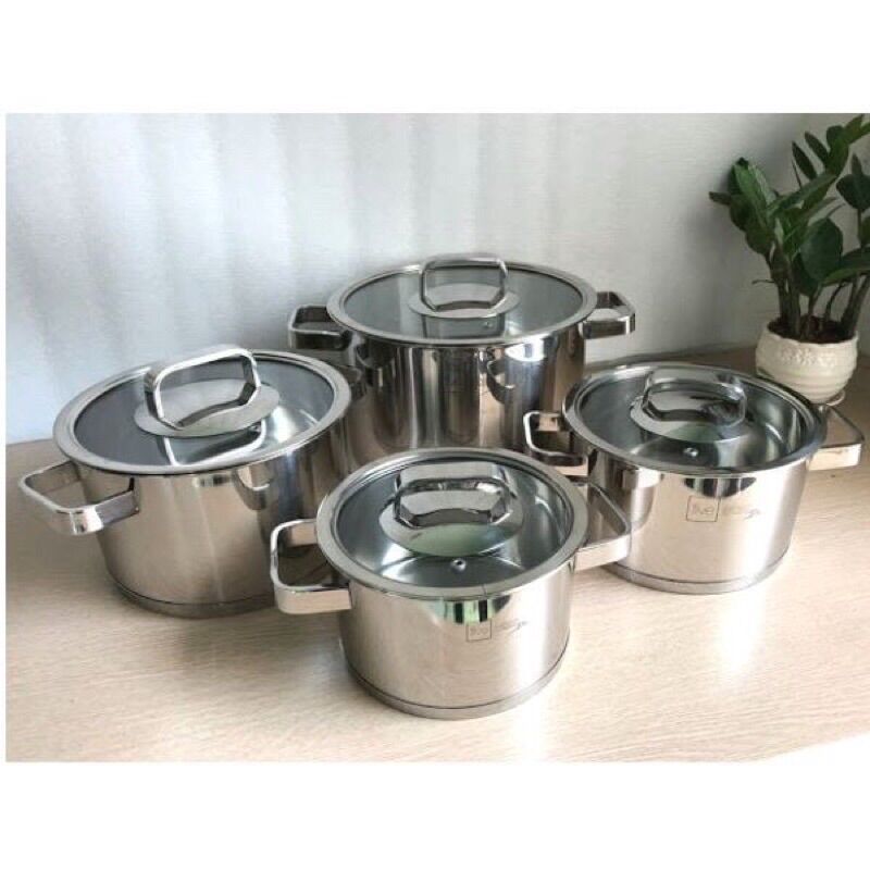 Bộ nồi 3 đáy Inox 304 fivestar đun từ cao cấp