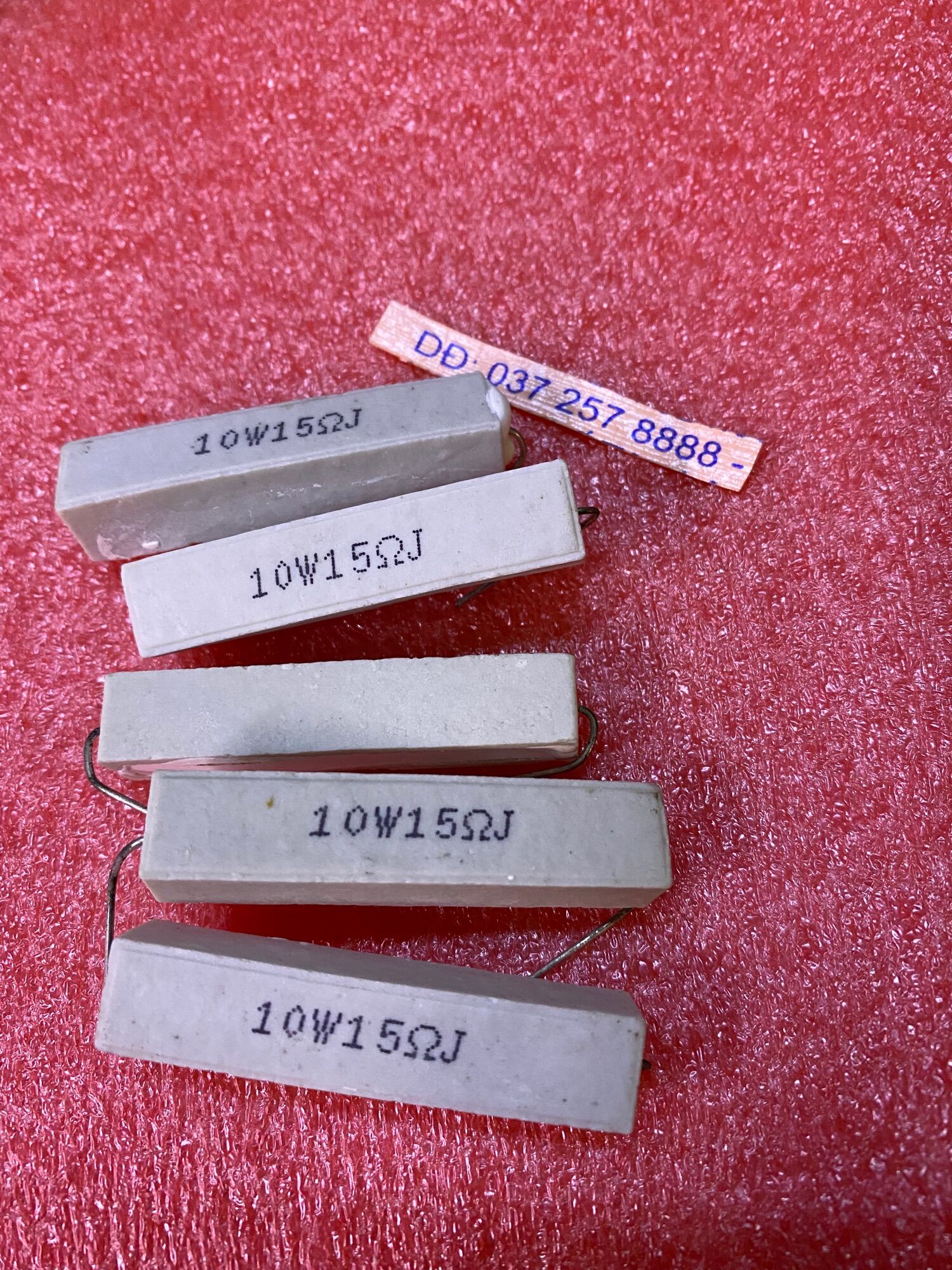 Trở sứ công suất 10w-15 ohm (10 chiếc)
