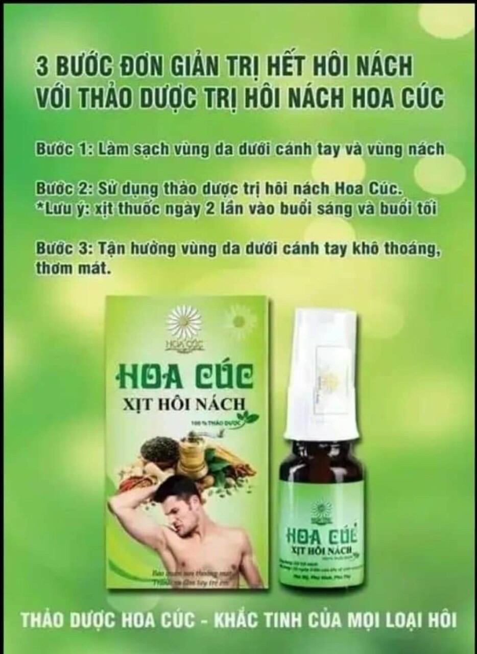 Xịt hôi nách Hoa Cúc