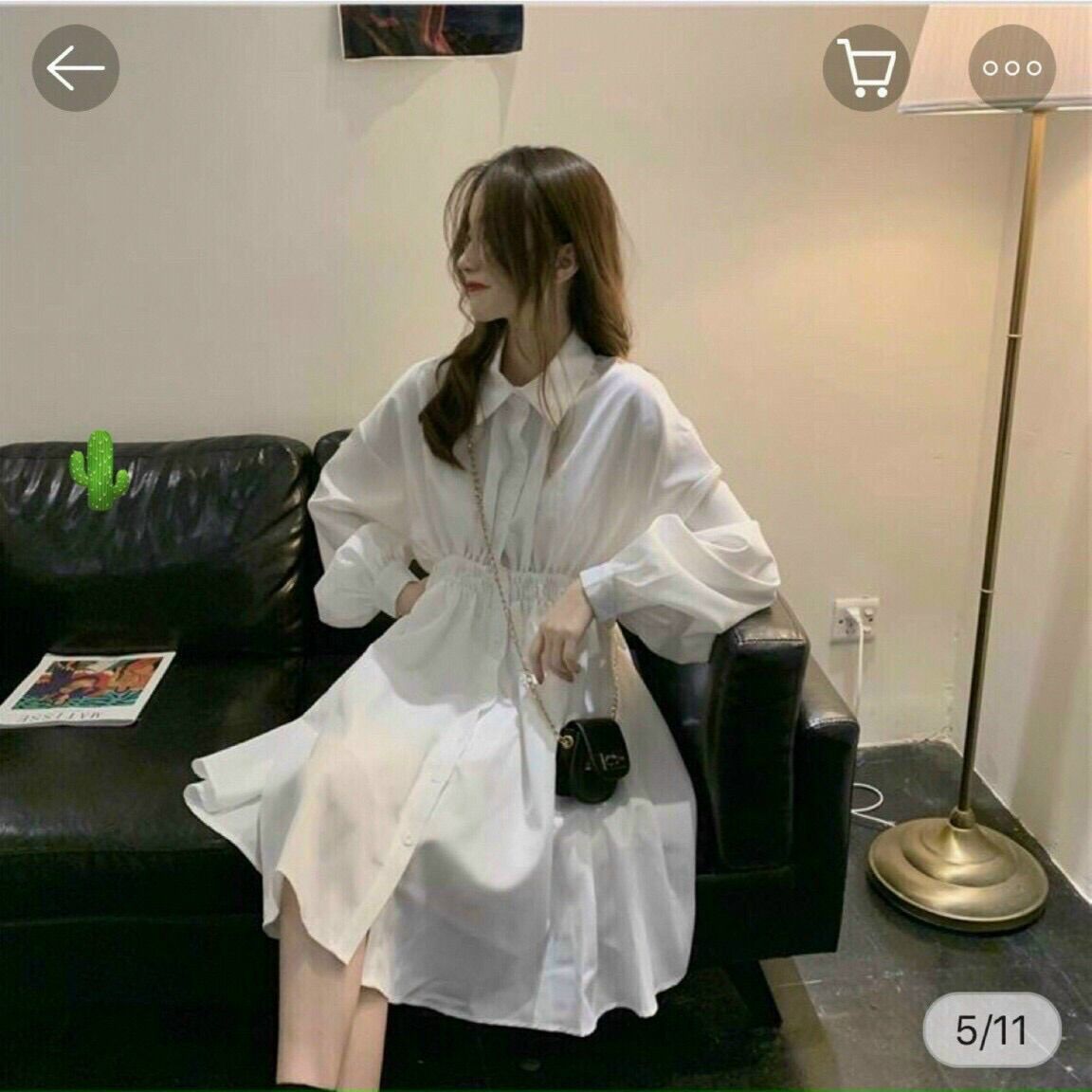 [HCM] ĐẦM SƠ MI KIỂU ĐẦM SƠ MI ĐẸP FROM DƯỚI 50KG