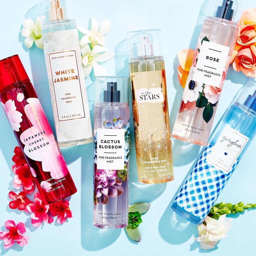 Body mist Bath & Body Works mùi tuyển chọn