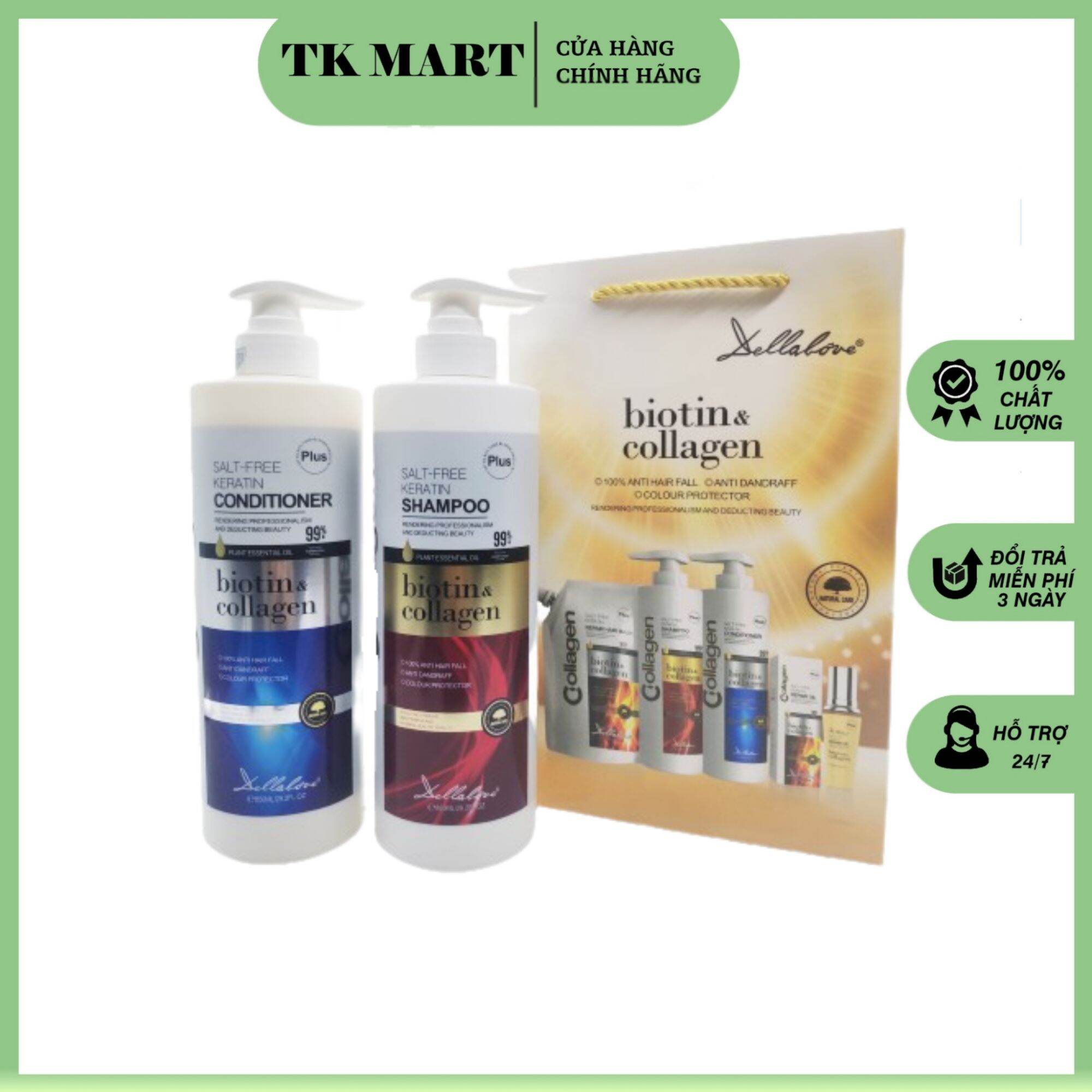 Biotin dầu gội xả dellalove