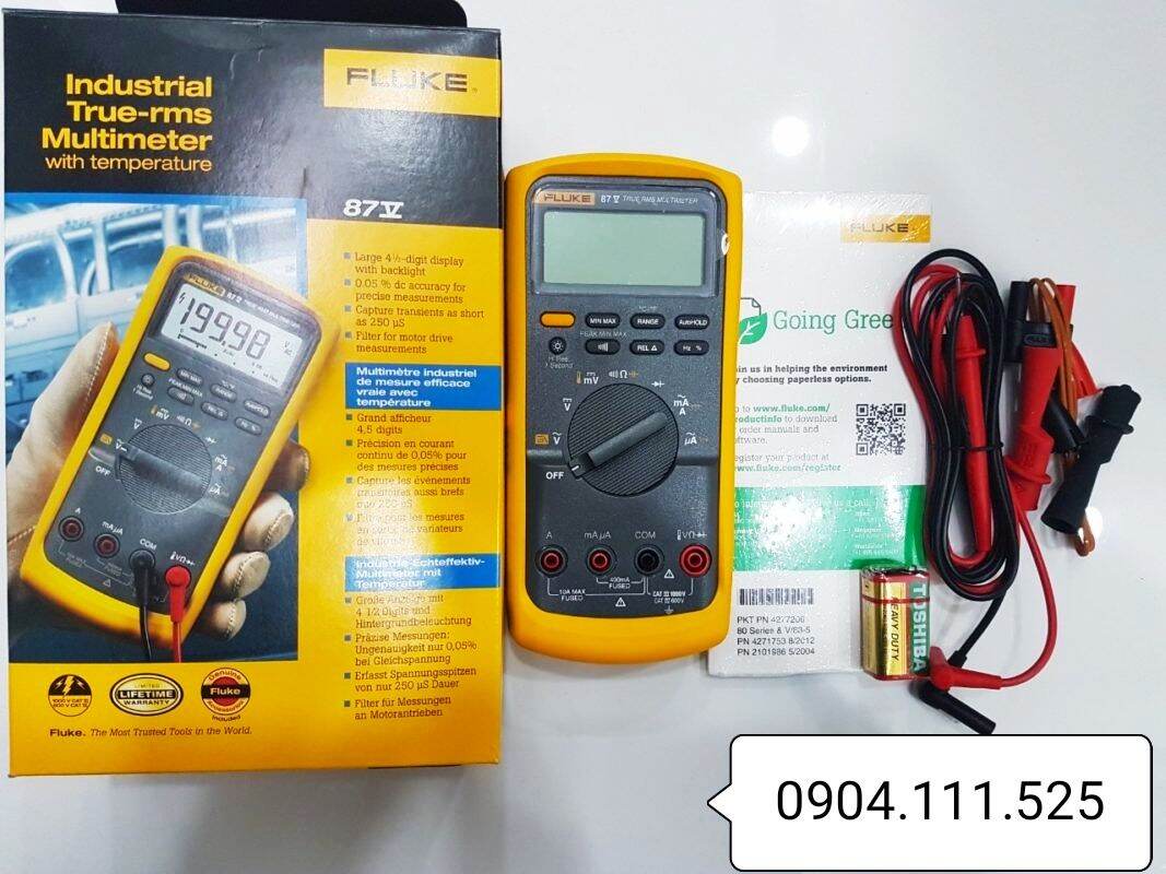 [HCM]Đồng hồ vạn nằng FLUKE 87-5 (FLUKE 87-V) TRUE RMS