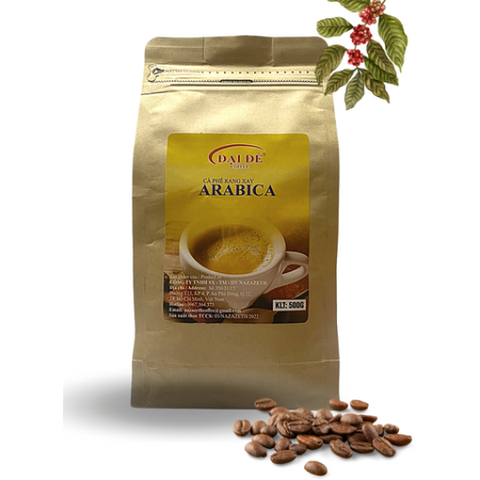 Cà phê moka rang mộc nguyên hạt
