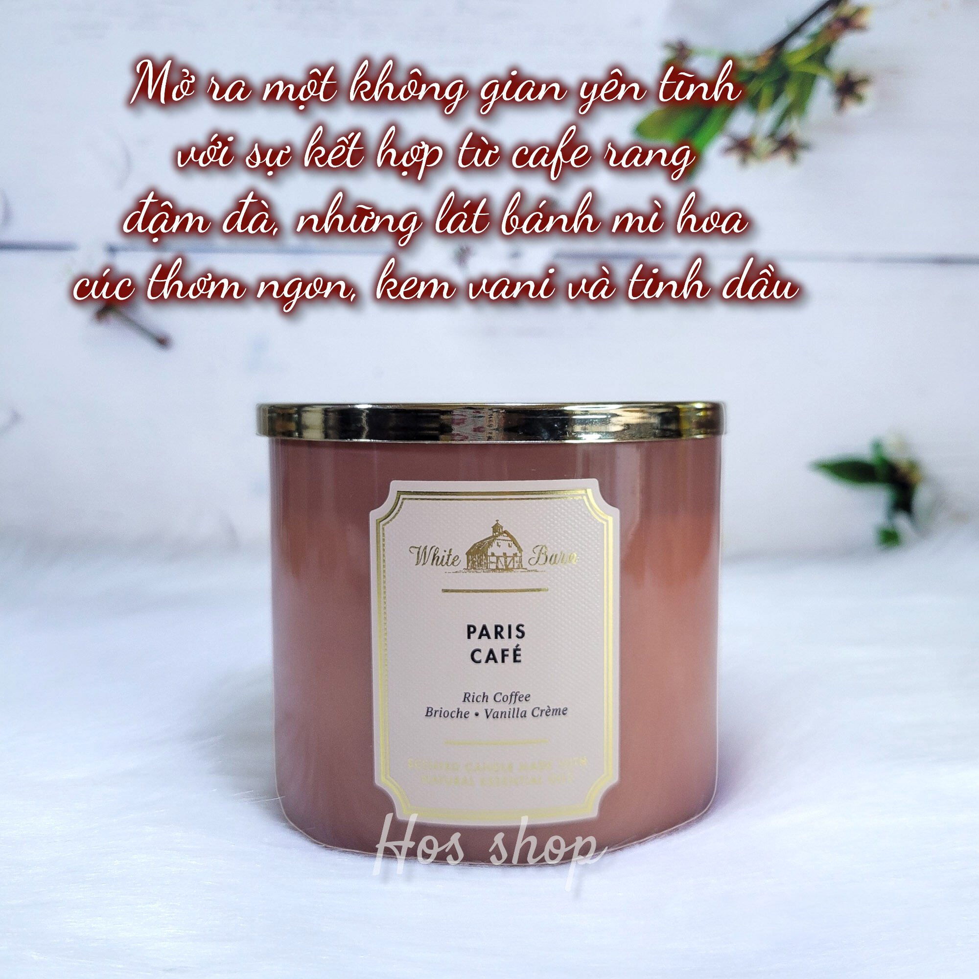 Nến thơm Bath and Body Works Paris cafe