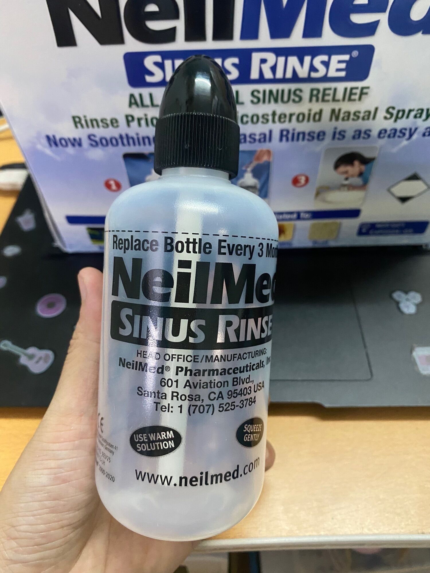 Combo 10 bình rửa mũi neilmed 240ml