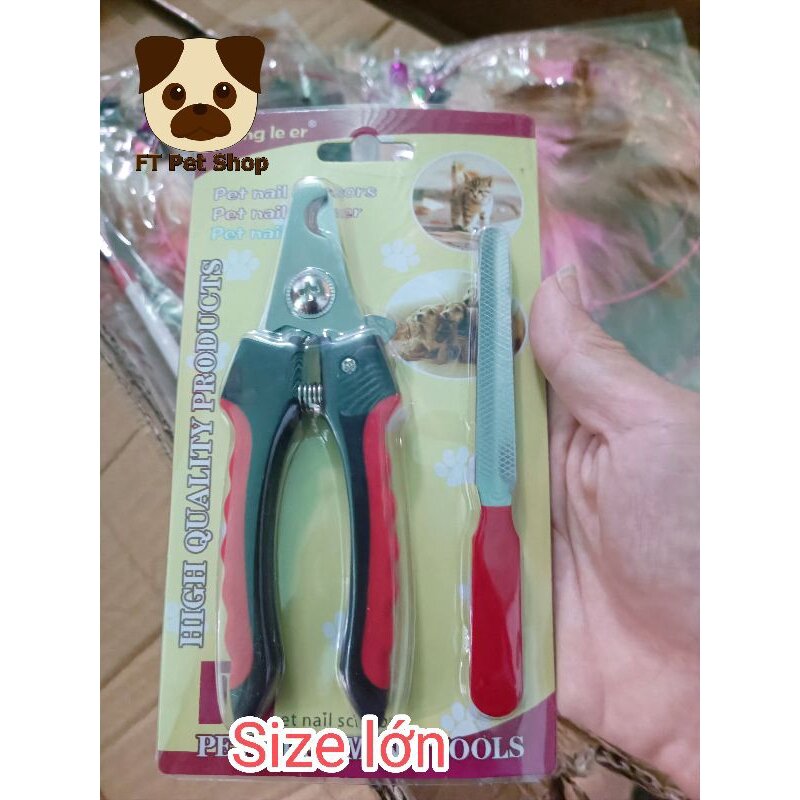 Kìm Cắt Móng Cho Chó Mèo Kèm Que Dũa Móng