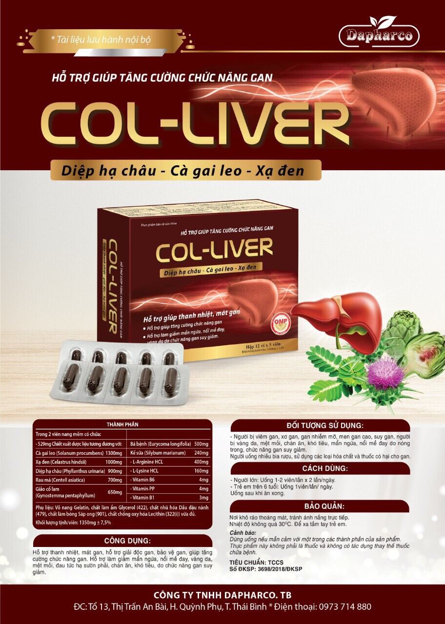 Col Liver phục hồi chức năng gan