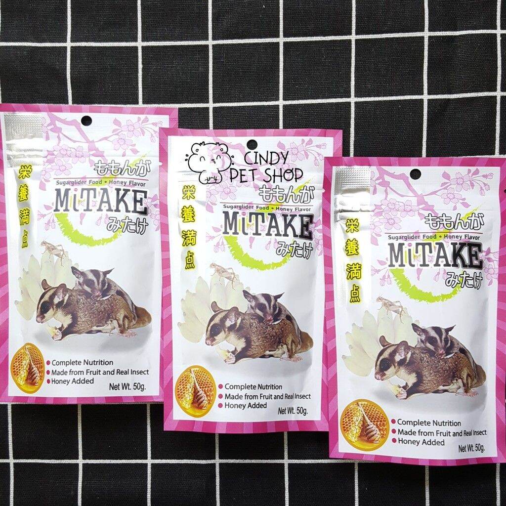 Thức ăn Mitake đủ dưỡng chất cho Sóc Bay Úc, Sóc kiểng (50g)