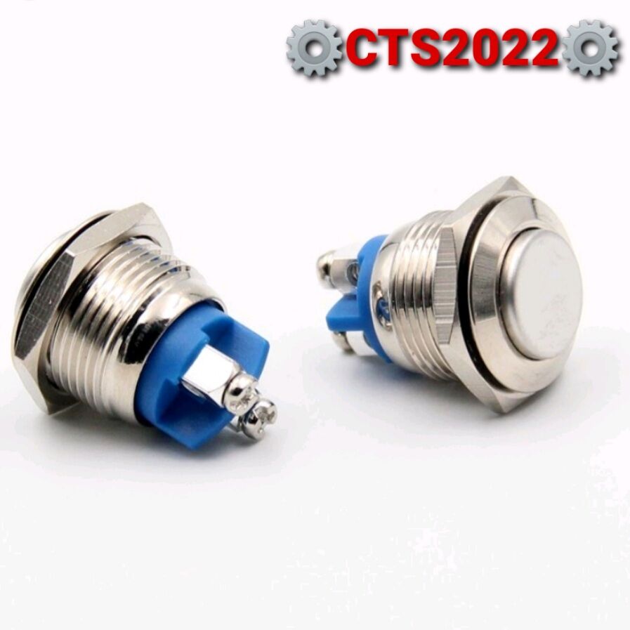 Nút nhấn tự nhả phi 16mm bằng kim loại