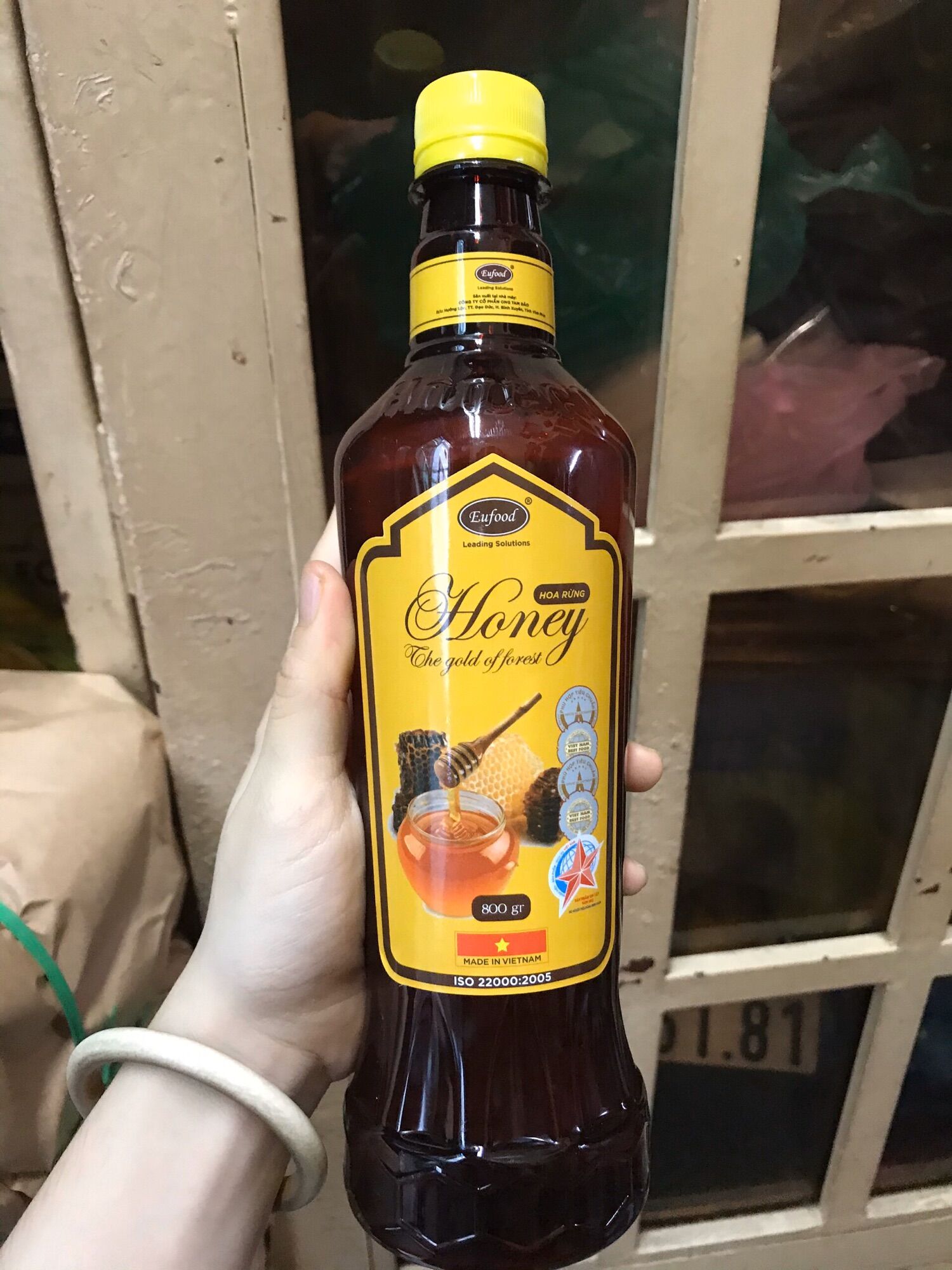 Mật ong hoa rừng Eufood 800gr