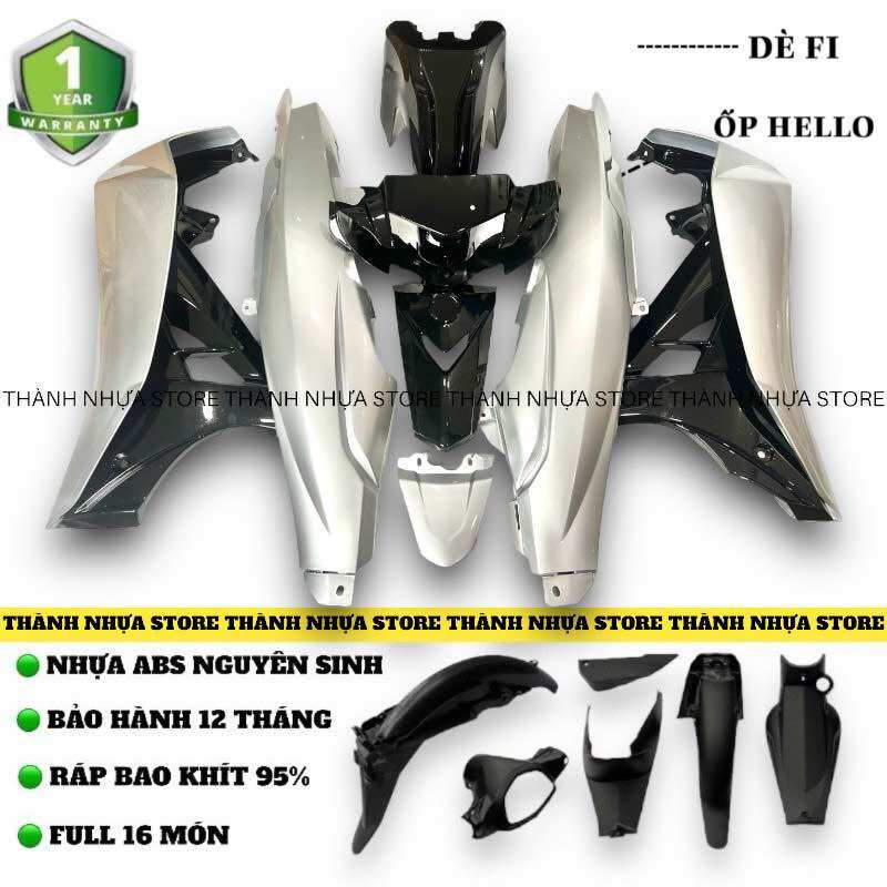 [NEW] Dàn áo Sirius Bạc phối Đen Ốp Sihello Dè Fi (Xem mô tả)