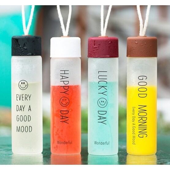 Bình Nước Thủy Tinh lucky Day 350ml