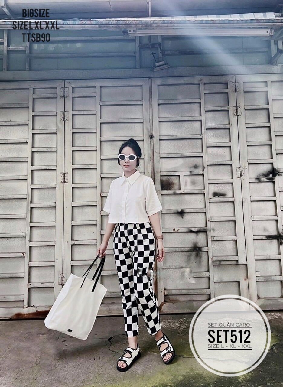 Bigsize 60- 90kg SET QUẦN CARO