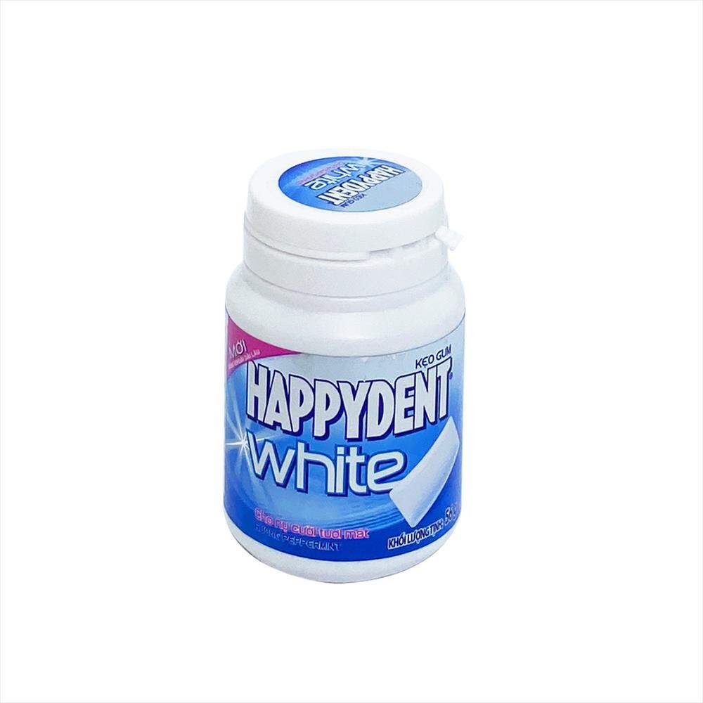 Kẹo sing gum happydent white chai 56gr