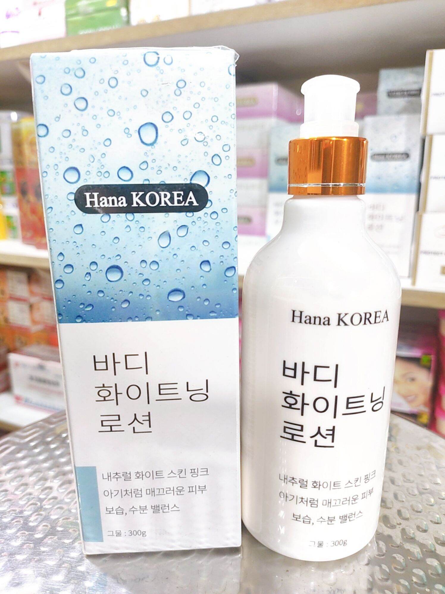 Kem dưỡng trắng toàn thân hana korea 300ml cao cấp