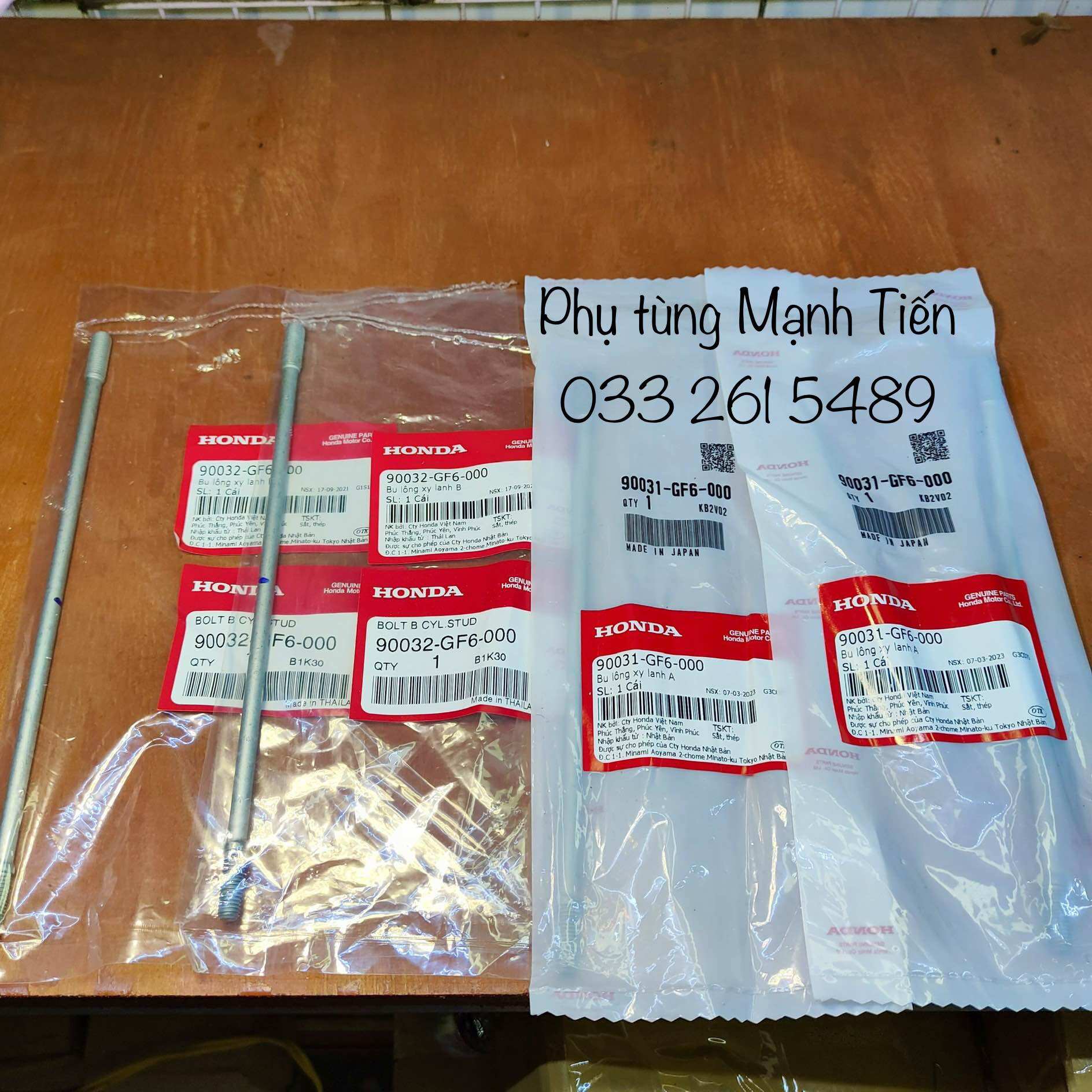 4 đũa đầu Dream Thái, Wave 110, Wave Alpha chính hãng