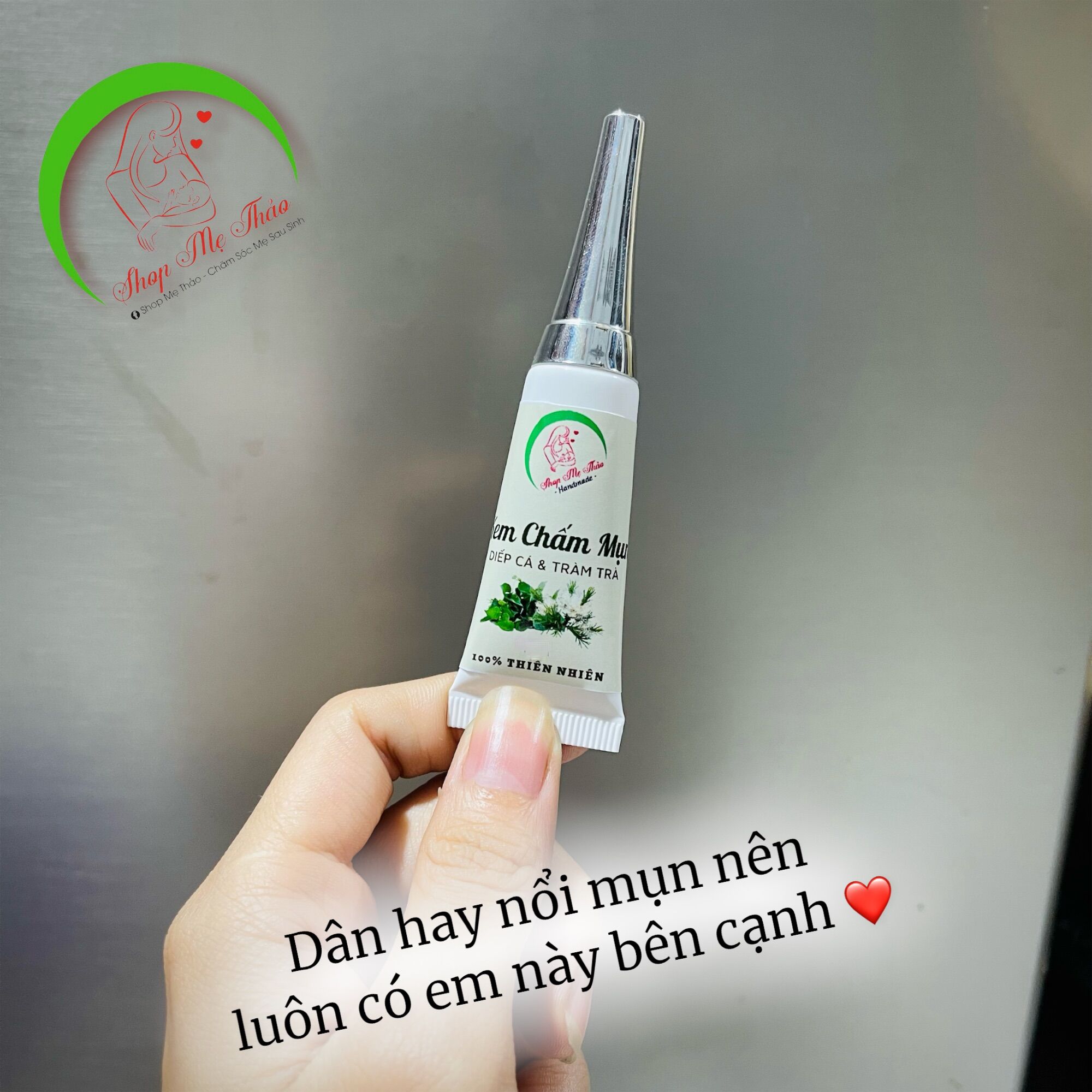 KEM CHẤM MỤN THẢO DƯỢC TRÀM TRÀ - DIẾP CÁ
