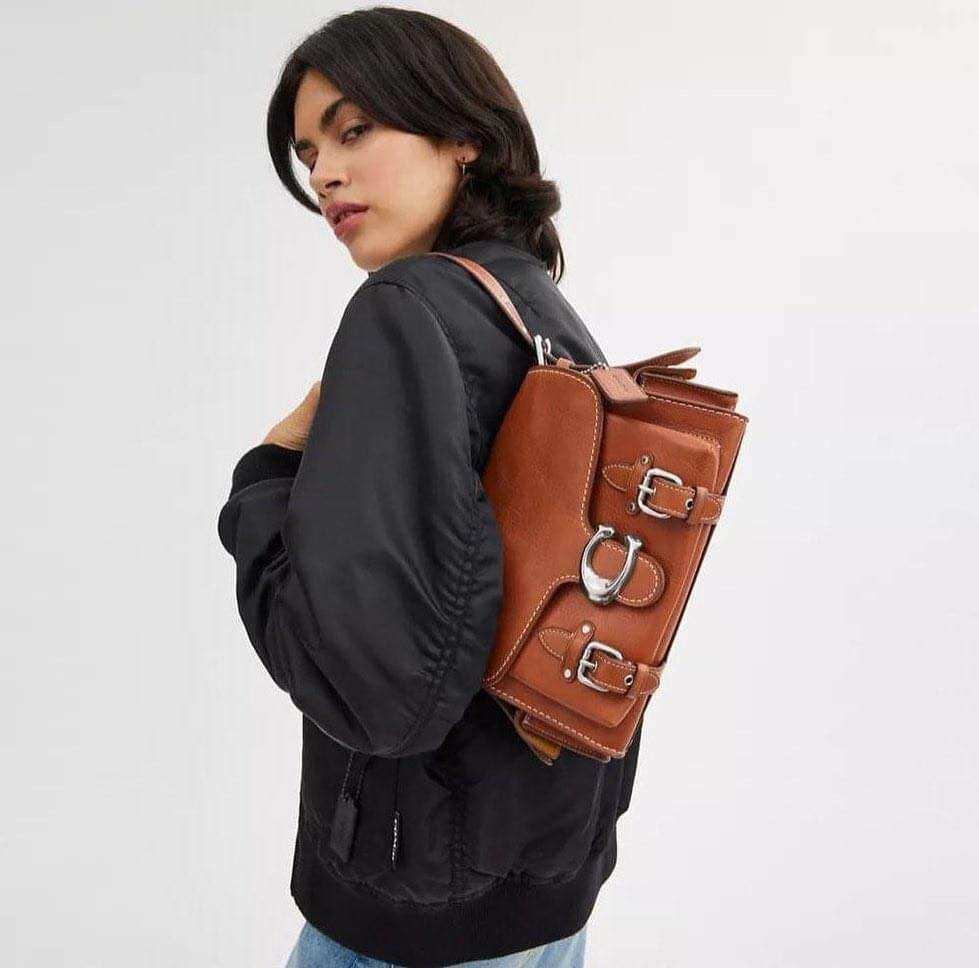 Túi C0ach Cargo Soft Tabby da thật