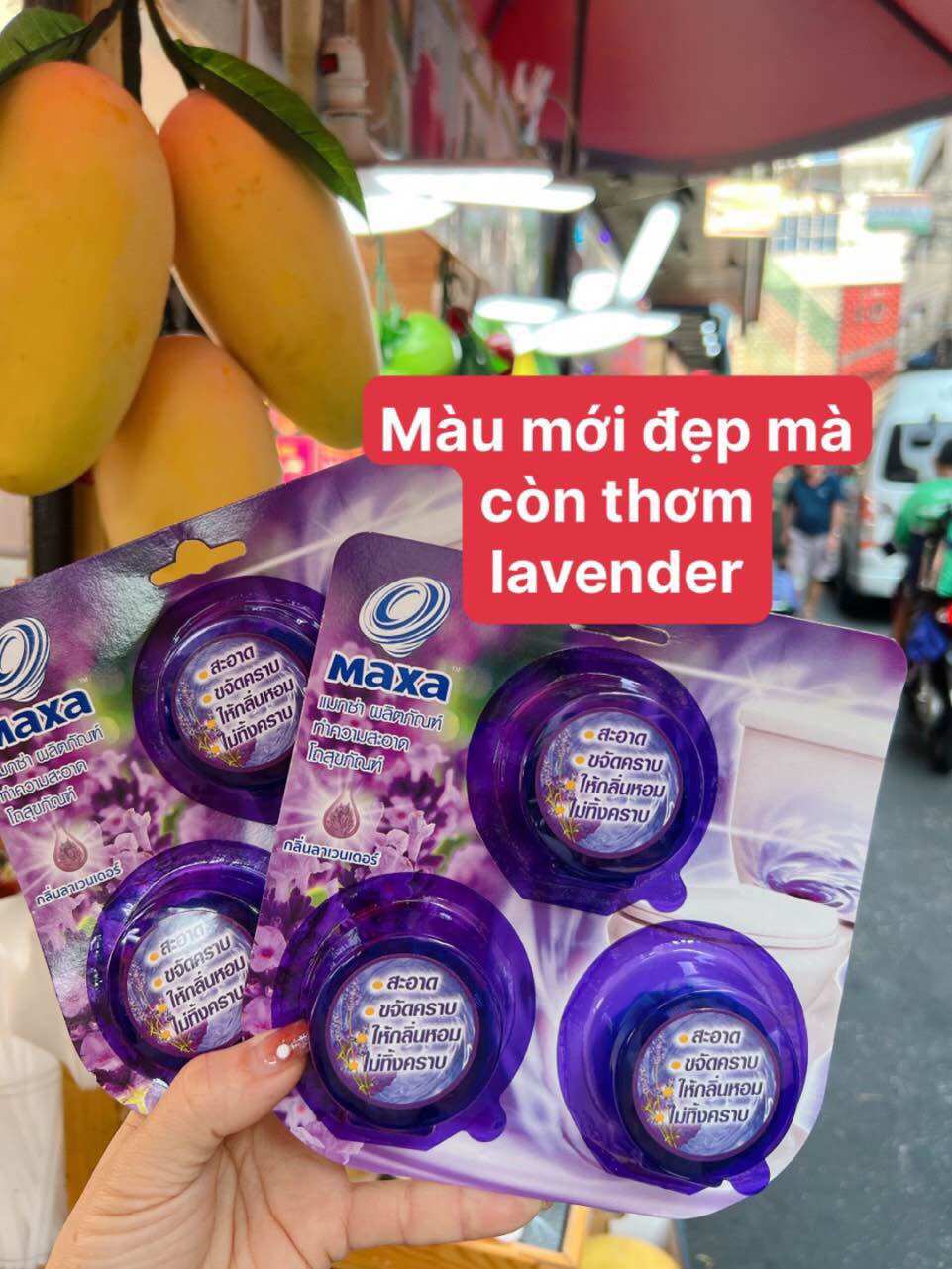 Set 3 viên thả bồn cầu Maxa thái lan
