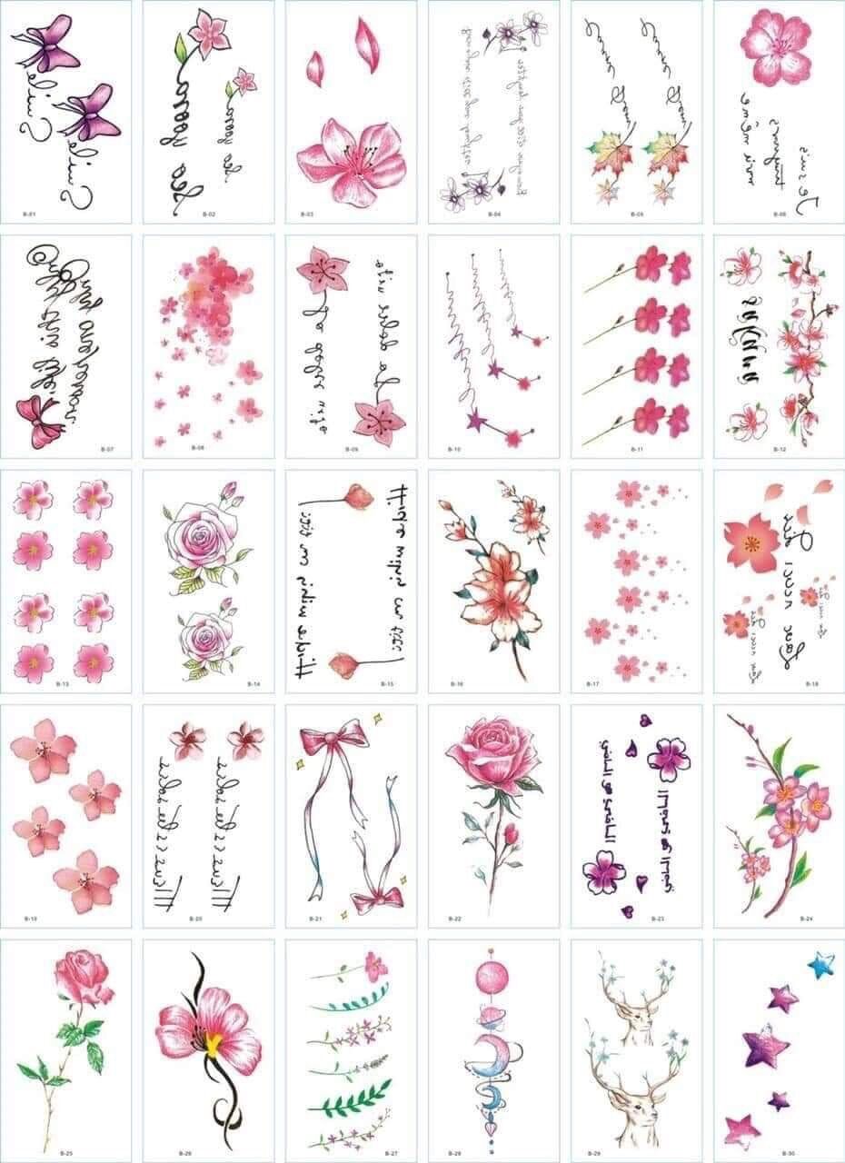 Tấm dán xăm tatoo độc đáo