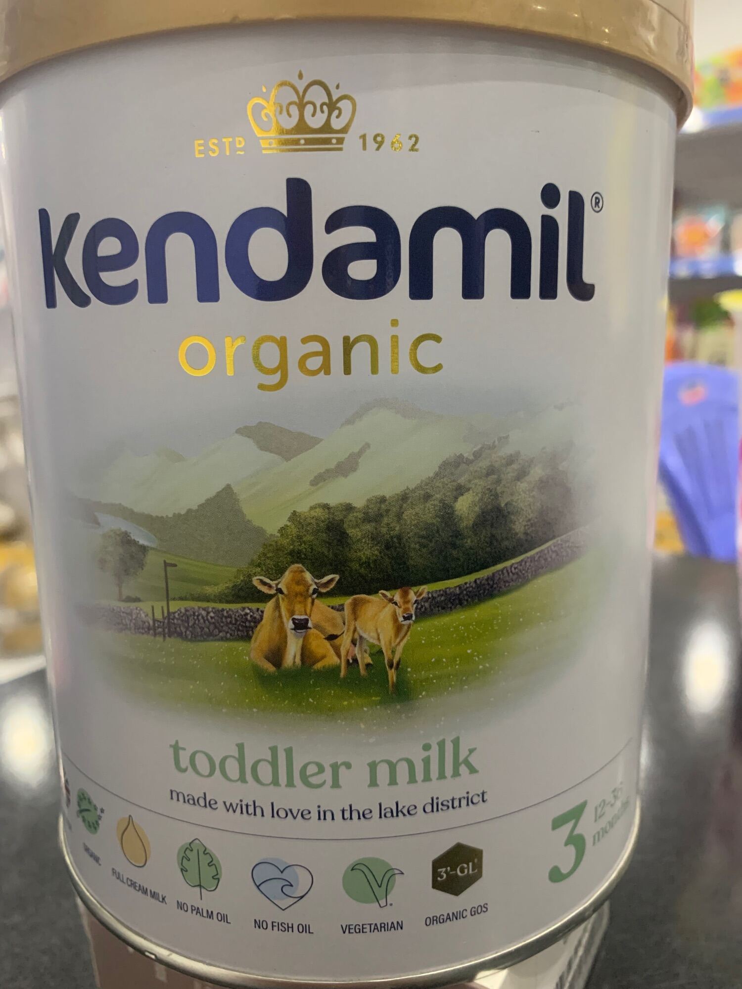 Sữa bột Kendamil Organic số 3 800g