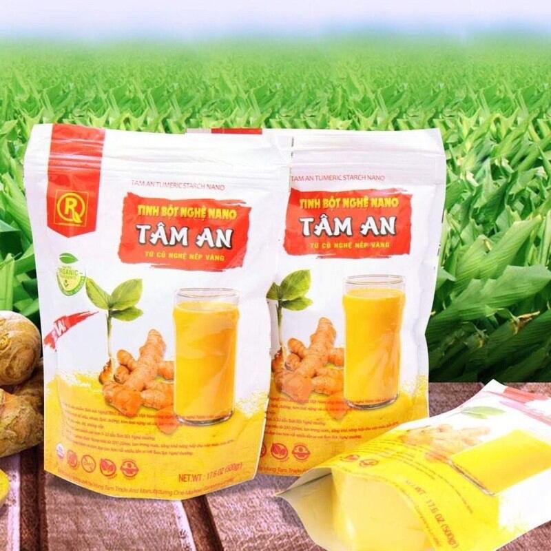 tinh bột nghệ Nano Tâm An nguyên chất 100%