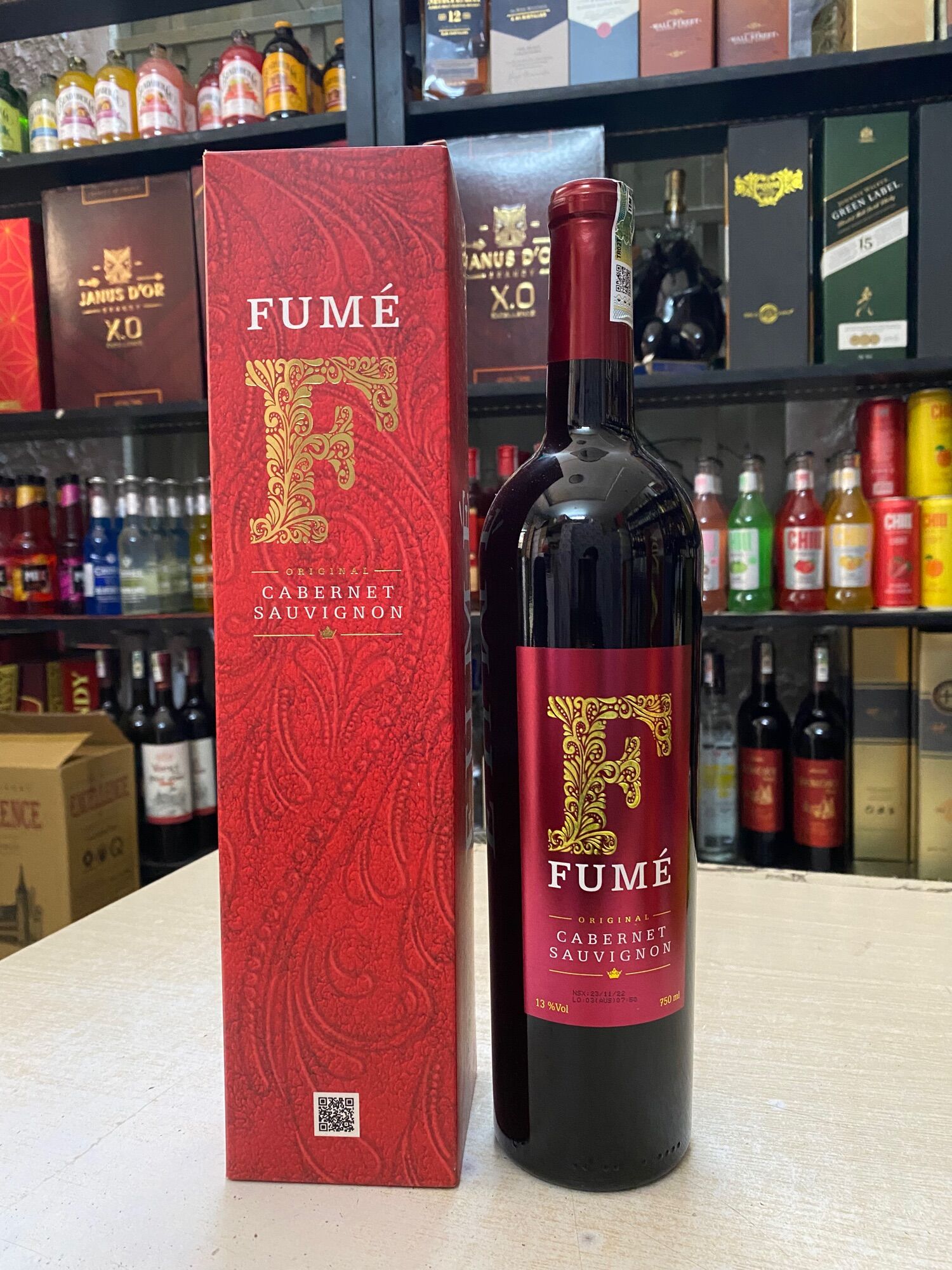 Vang đỏ fume 13 750ml