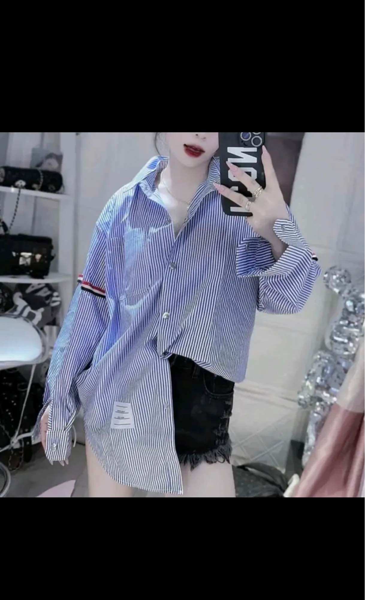 Áo sơ mi phom rộng